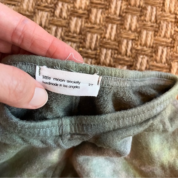 EUC Little Moon Society Green Sloan Sweatpants - Picture 4 of 6